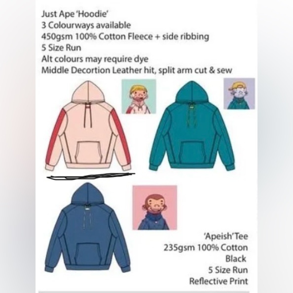RARE Just Ape Studios Season 1
"Split" Hoodie - Pink/Red - Limited
Web3 Merch - Picture 4 of 17